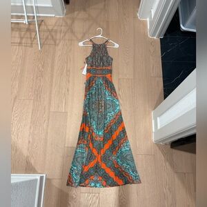 London Style Collection Multicolor Maxi Dress